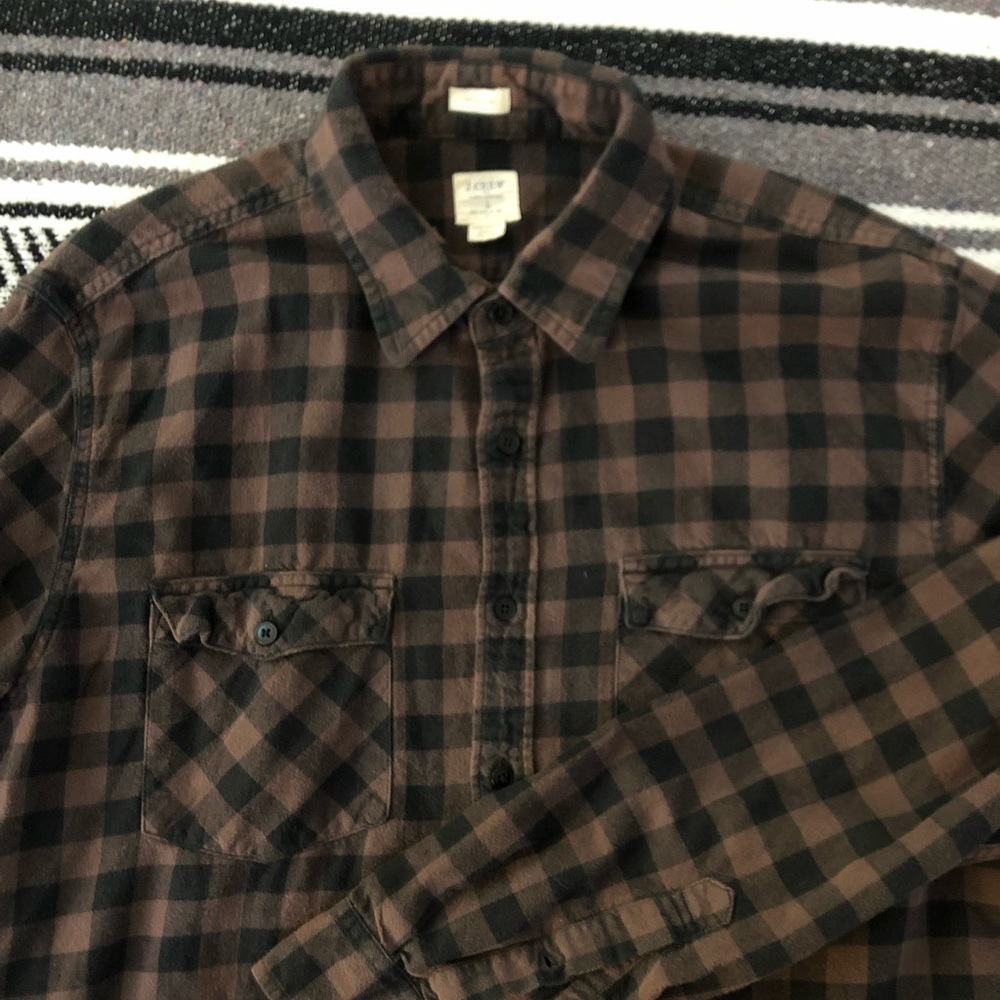 J. Crew VINTAGE style flannel shirt